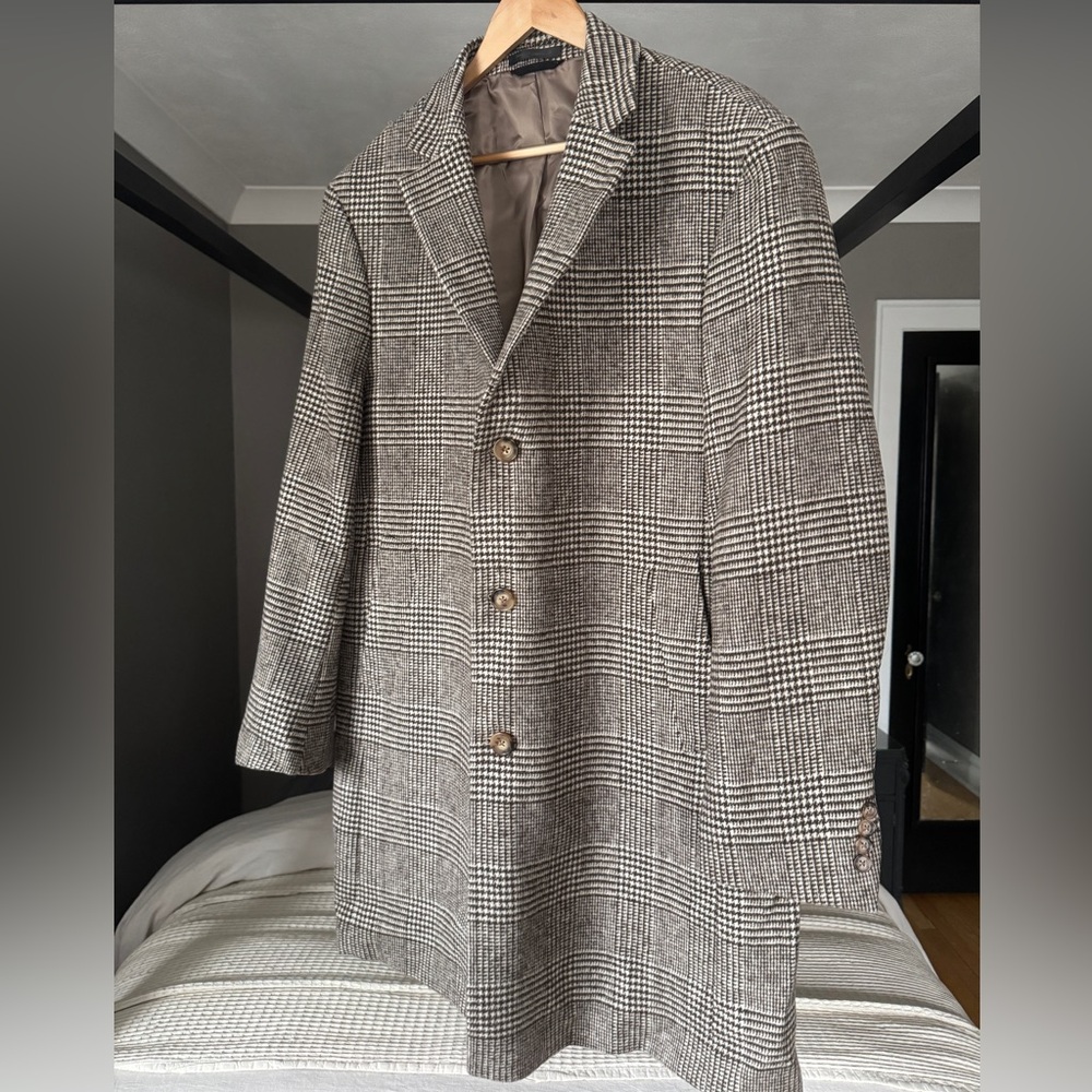 Ralph Lauren Plaid Overcoat XL